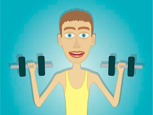 Muscle Clicker: Gym game
