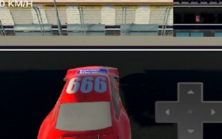 A Car on a Race Track